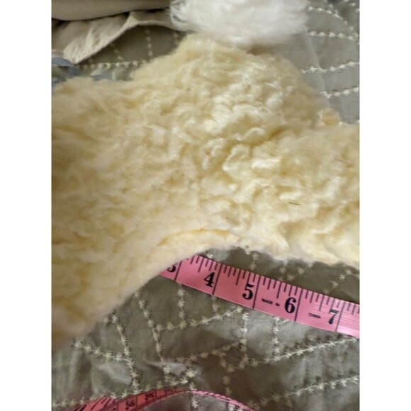 Vtg Eden Pale Yellow Musical Animated Wind-Up Lamb Plush Toy 10" tested works - Picture 11 of 13